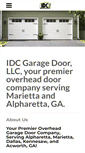 Mobile Screenshot of idcgaragedoor.com